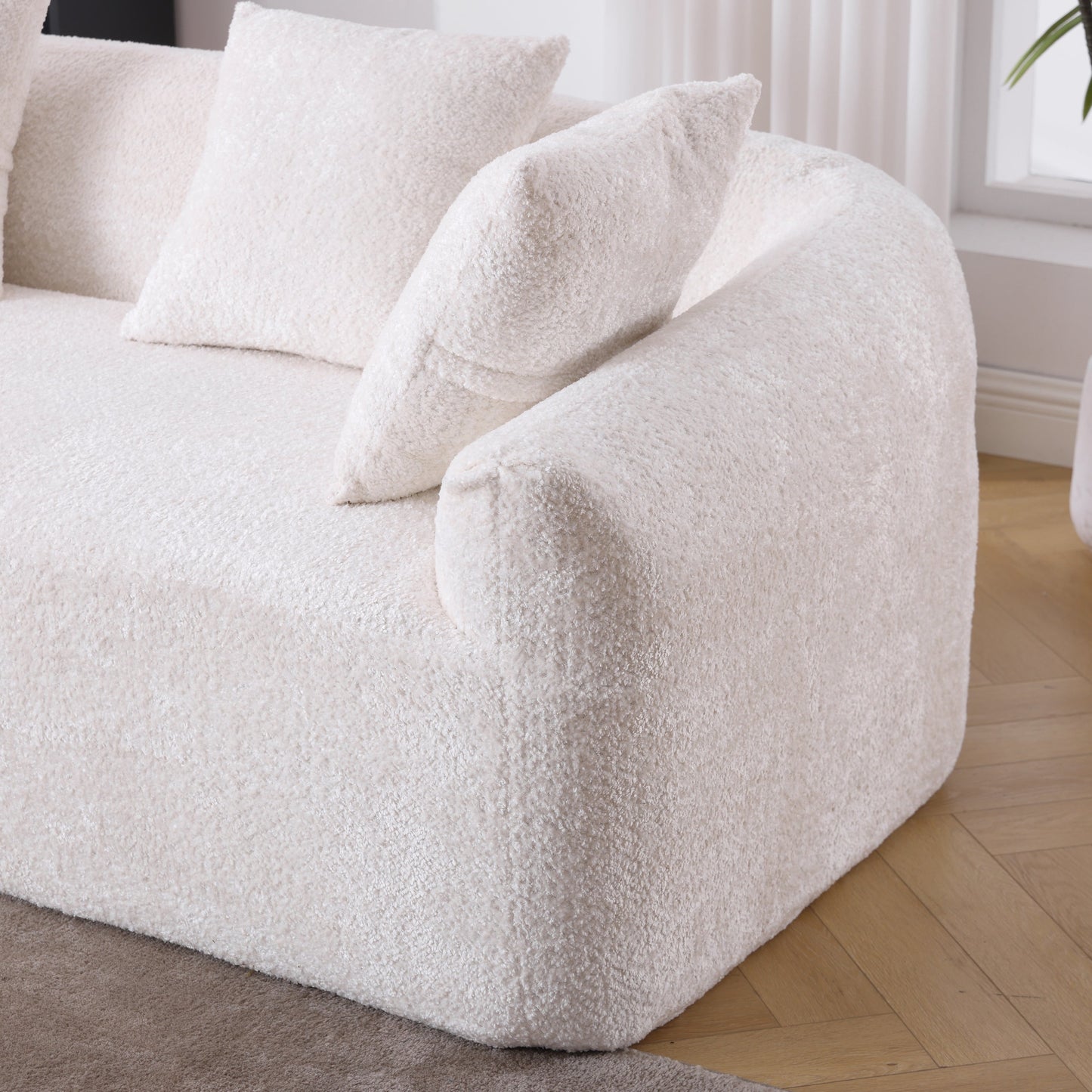 Oversized Comfy L-Shape Sofa