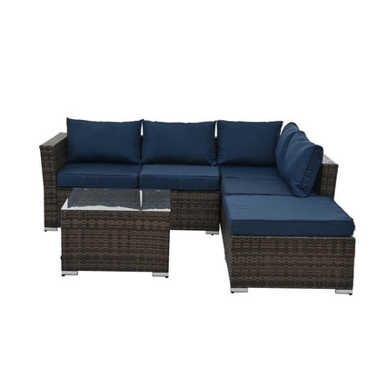 Patio Furniture, Outdoor Furniture, Seasonal PE Wicker Furniture, 4 Se