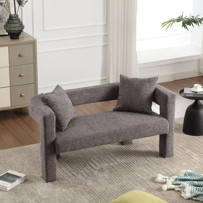 Modern Chenille Loveseat Sofa