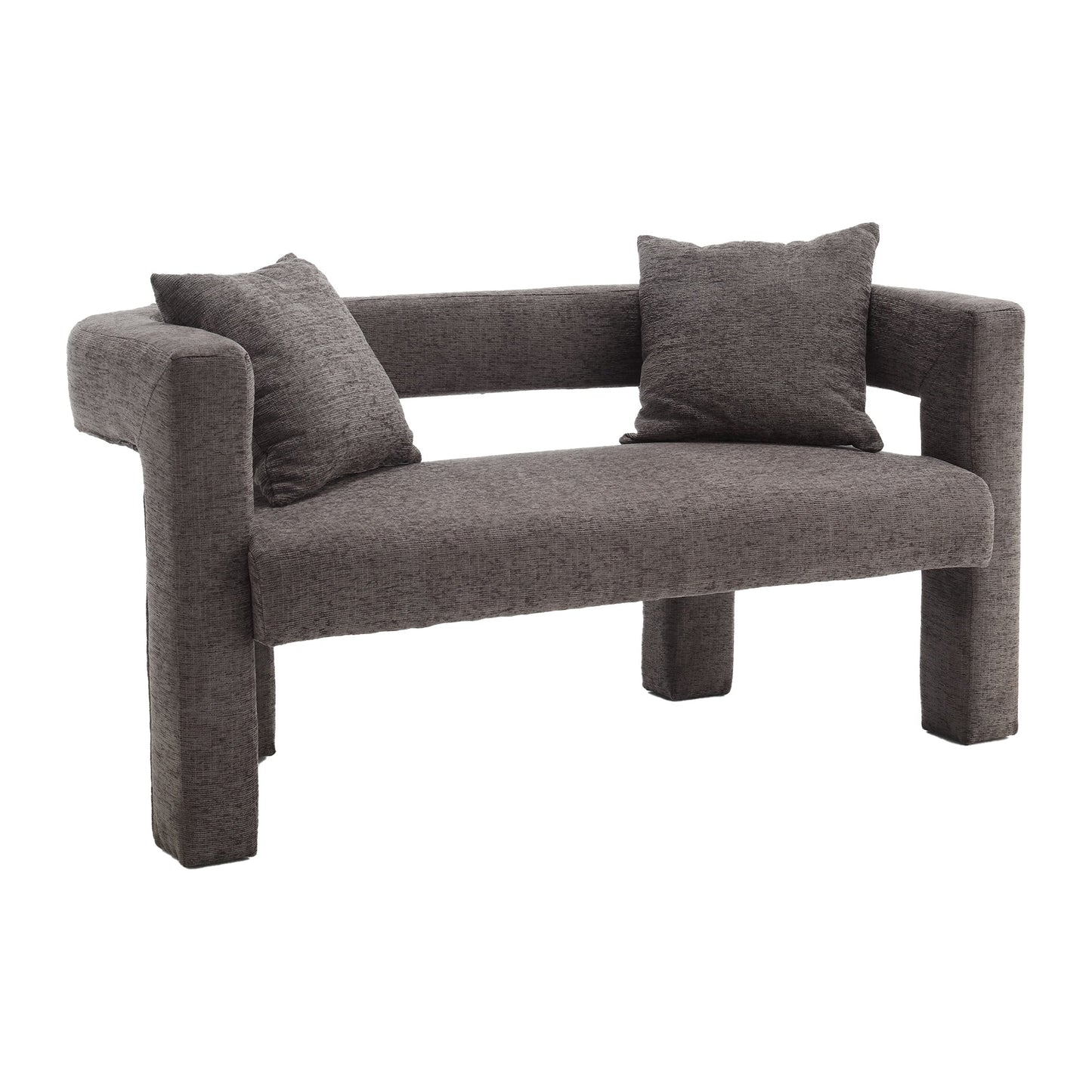 Modern Chenille Loveseat Sofa