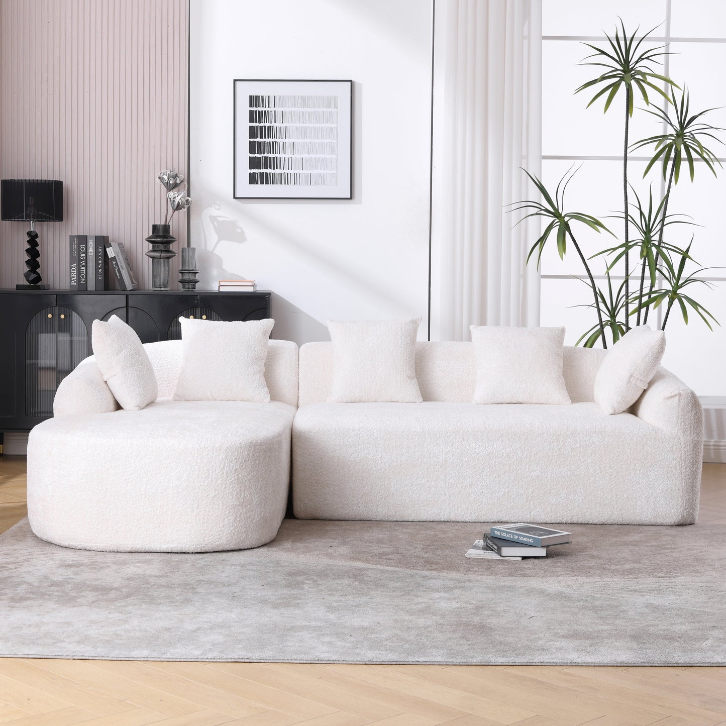 Oversized Comfy L-Shape Sofa