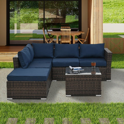 Patio Furniture, Outdoor Furniture, Seasonal PE Wicker Furniture, 4 Se