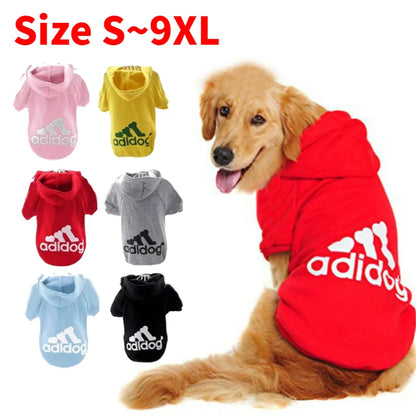 Adidog Dog Hoodies for all year long.