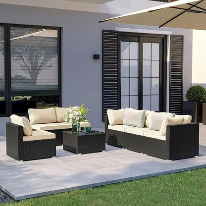 7 Pieces Patio Furniture Set