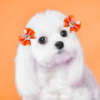 20-30pcs Dog Hair Bows