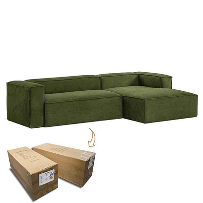 Modern Simplicity Corduroy Compression Couch