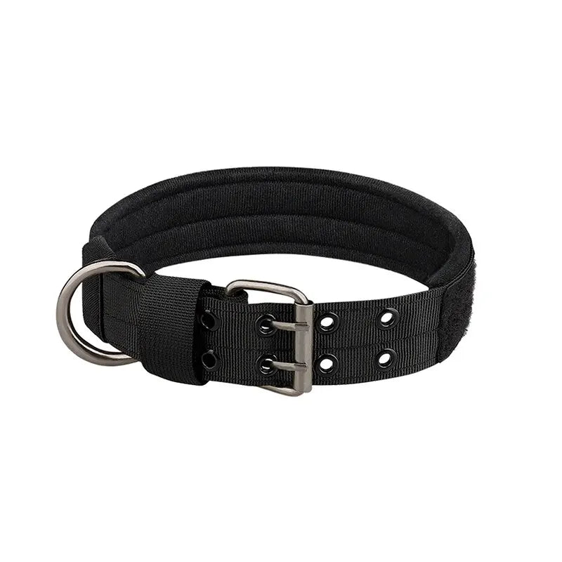 Nylon Tactical Dog Collar for Medium to Large Breeds