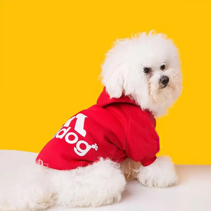 Adidog Dog Hoodies for all year long.