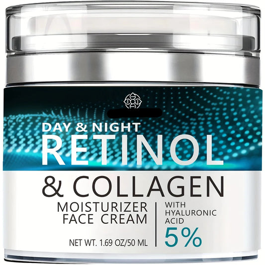 Day & Night Retinol Cream - Anti Aging, Moisturizing Cream