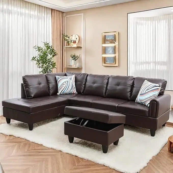 L-shaped Sectional Sofa with Modern Look