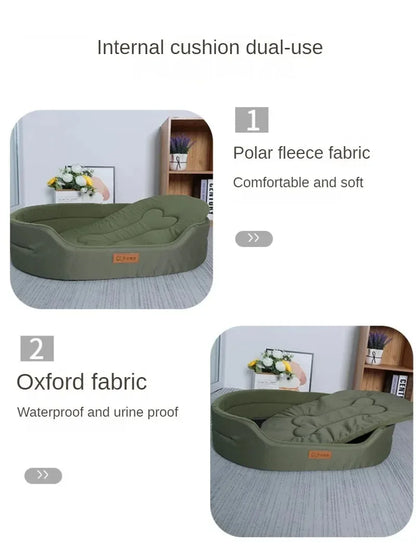 Plush Dog Bed | Comfortable Sleeping Spot For Your Pet