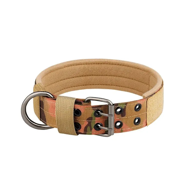 Nylon Tactical Dog Collar for Medium to Large Breeds