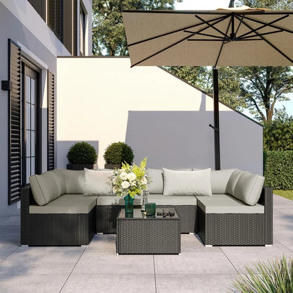 7 Pieces Patio Furniture Set