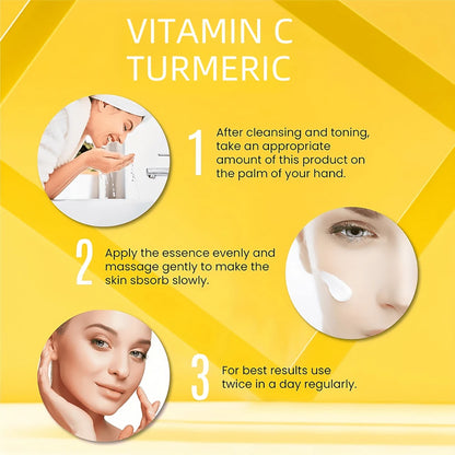 Vitamin C Turmeric Face cream w/ Retinol - Moisturizing & Firming Hyaluronic Cream