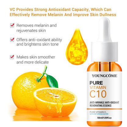 POWERFUL Vitamin C Facial Essence Beauty Hyaluronic Acid Serum