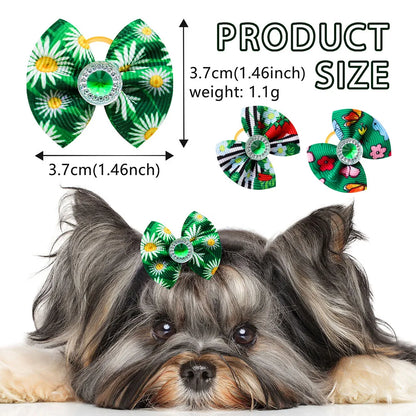 20-30pcs Dog Hair Bows