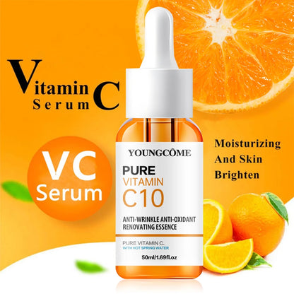 POWERFUL Vitamin C Facial Essence Beauty Hyaluronic Acid Serum