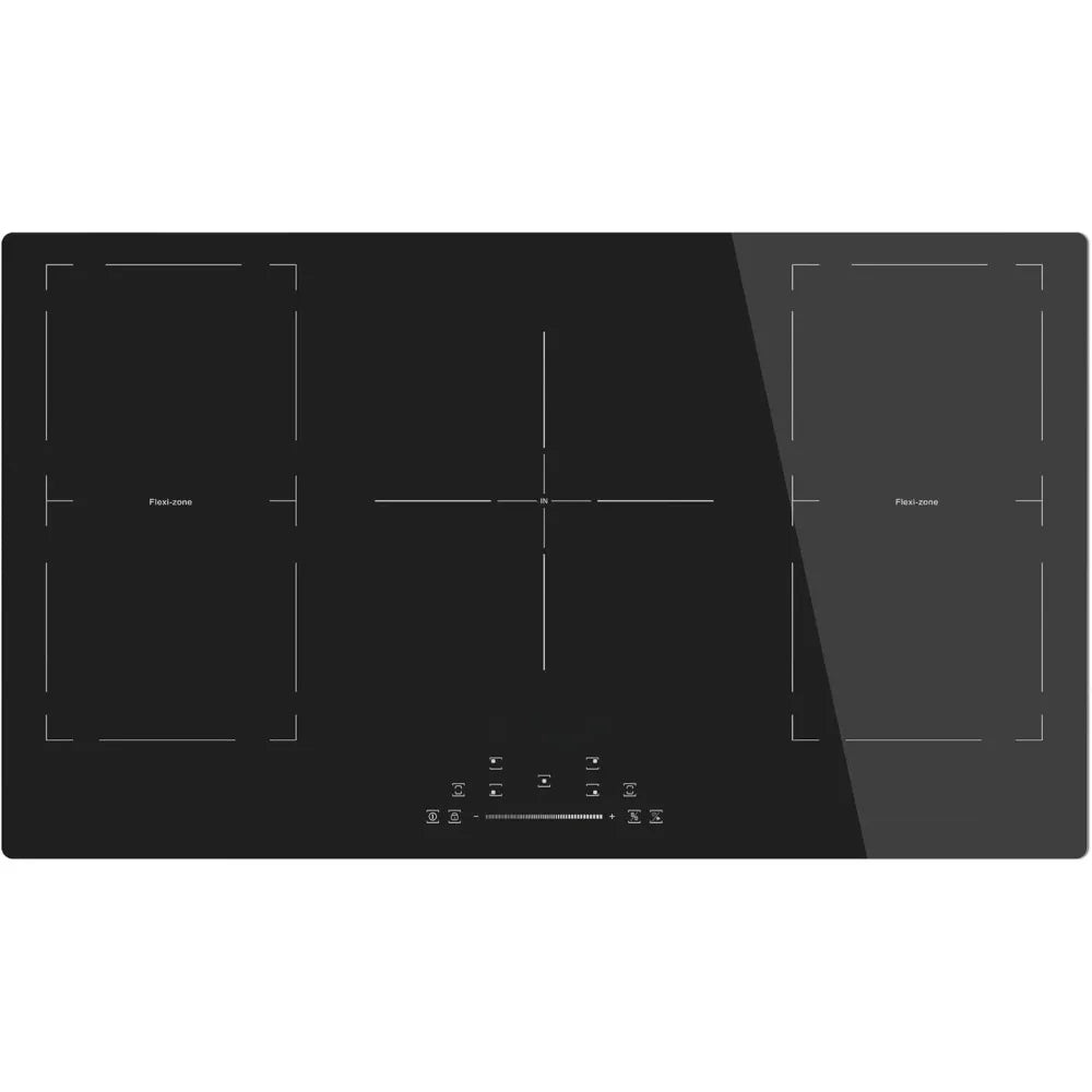 36-inch induction cooktop, 5 supercharged burners, built-in electric cooktop, 220-240V, 9000W