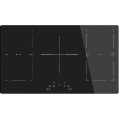 36-inch induction cooktop, 5 supercharged burners, built-in electric cooktop, 220-240V, 9000W