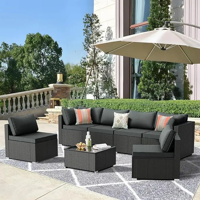 7 Pieces Patio Furniture Set