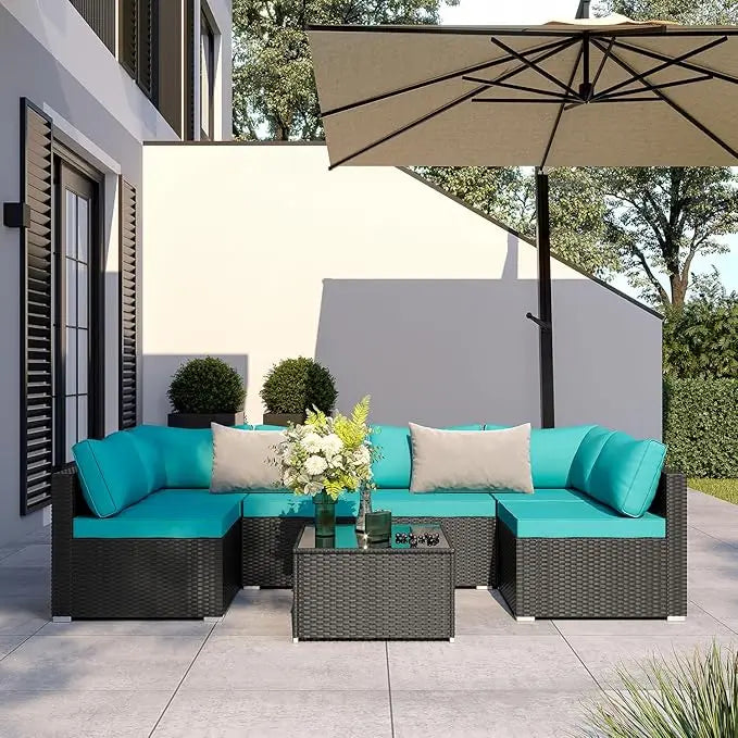 7 Pieces Patio Furniture Set