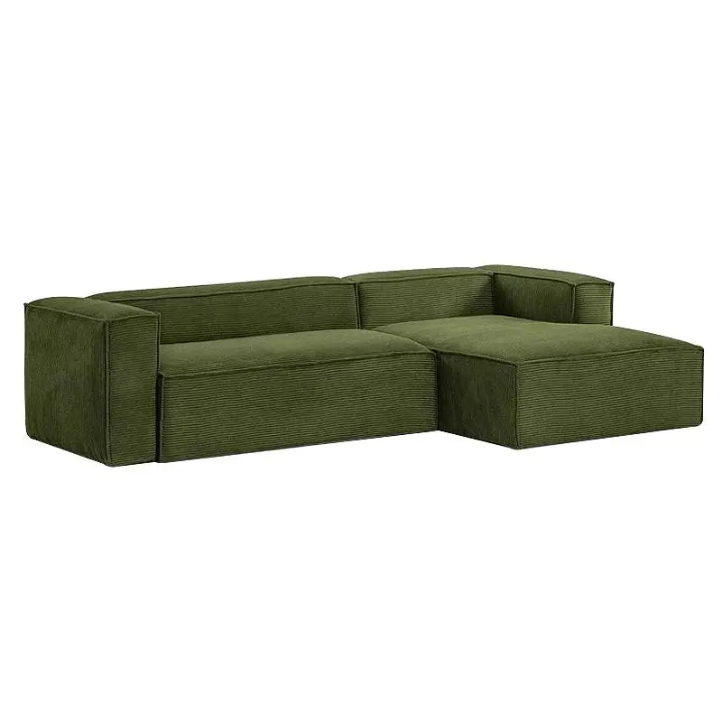 Modern Simplicity Corduroy Compression Couch