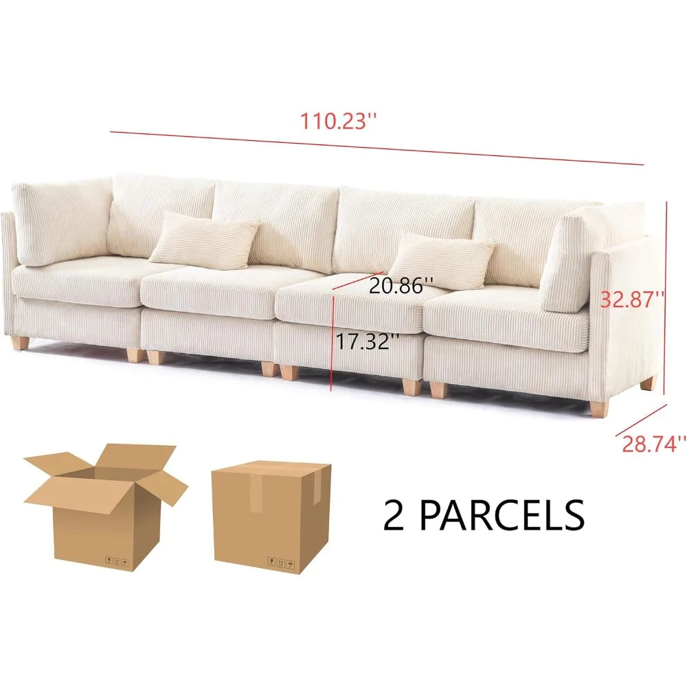 Convertible Modular Sectional Sofa