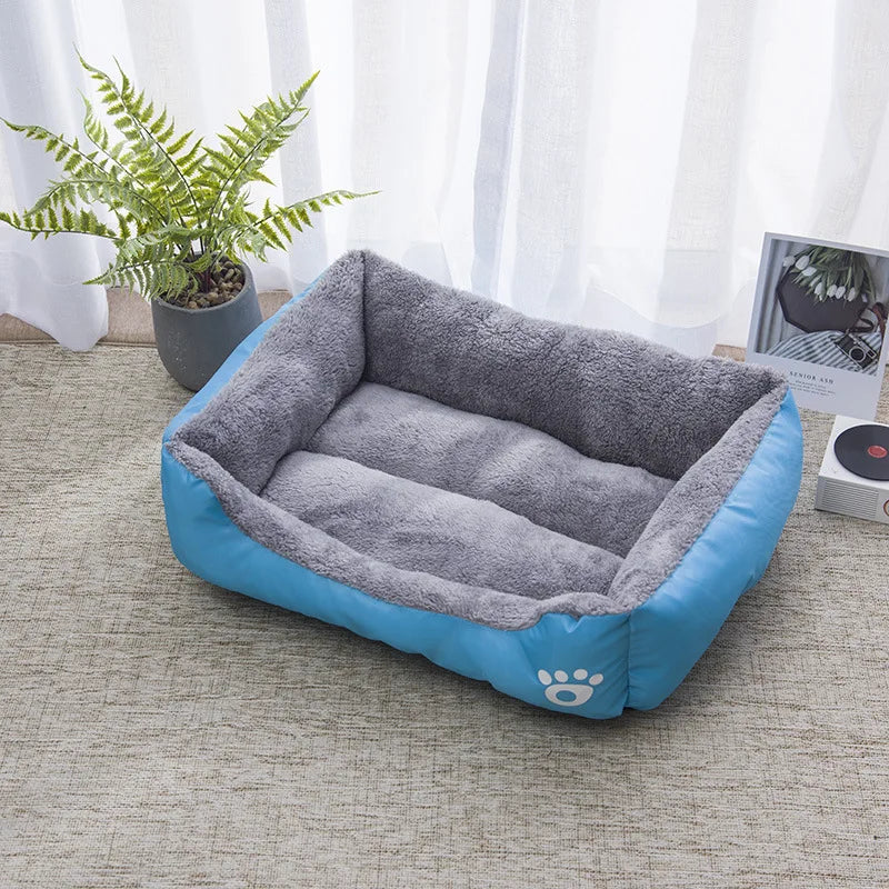 Color Square Design and Waterproof Dog Bed