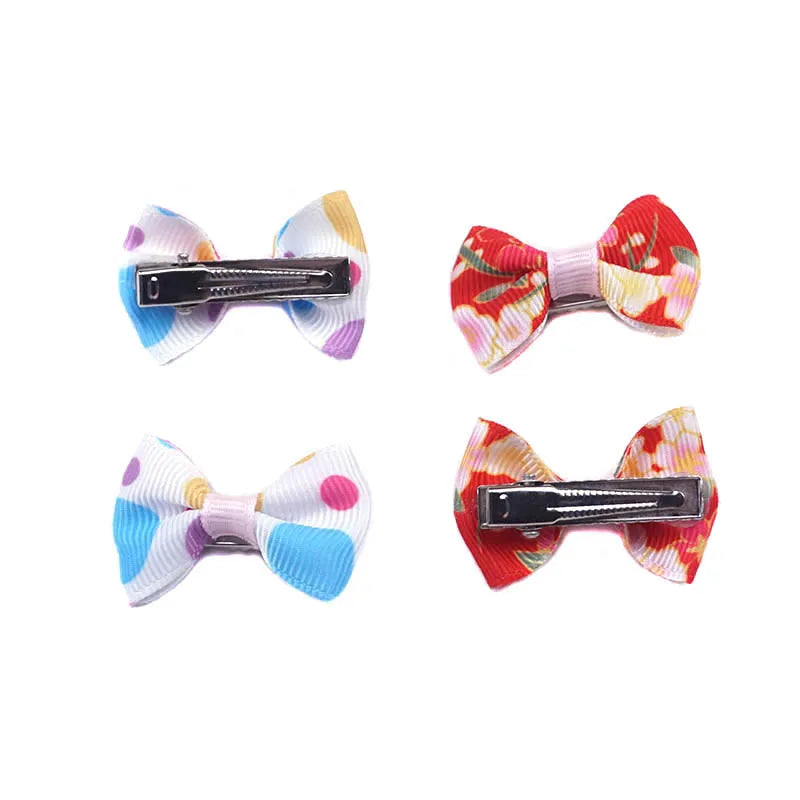 10 PCS - Dog Bows with Alligator Clip