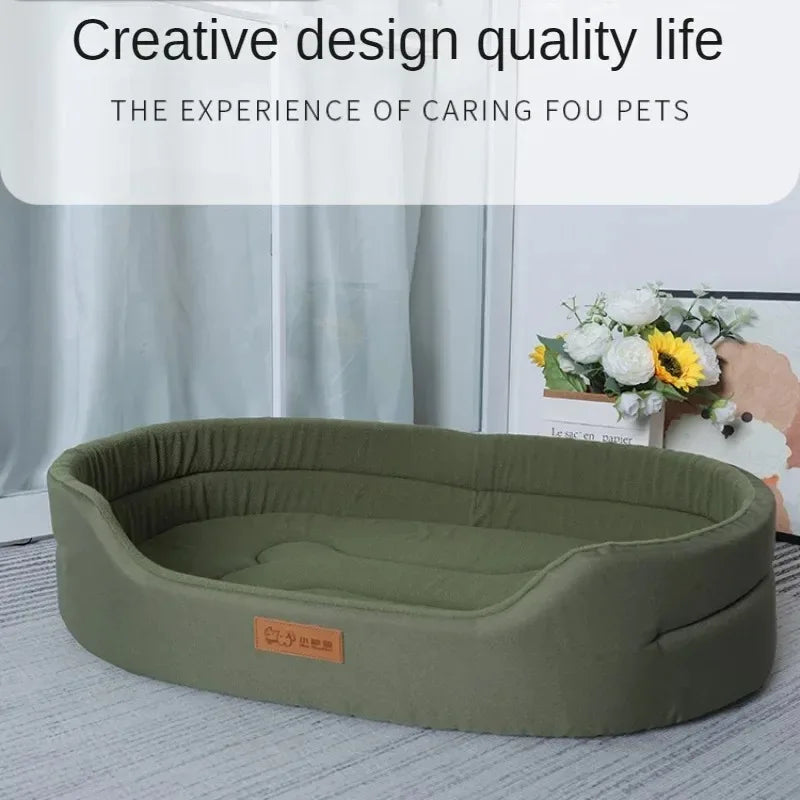 Plush Dog Bed | Comfortable Sleeping Spot For Your Pet