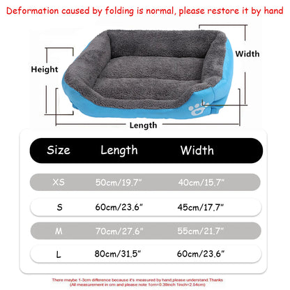 Color Square Design and Waterproof Dog Bed