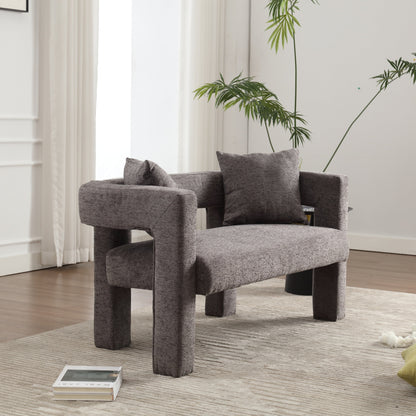 Modern Chenille Loveseat Sofa