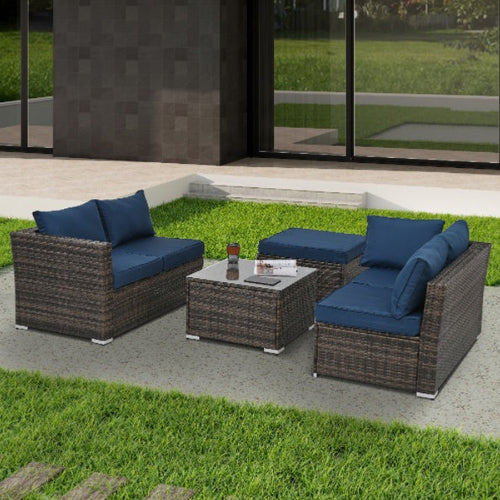 Patio Furniture, Outdoor Furniture, Seasonal PE Wicker Furniture, 4 Se