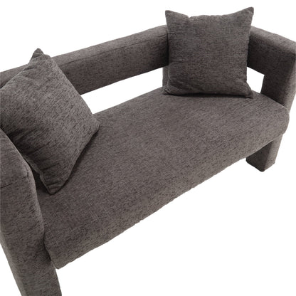 Modern Chenille Loveseat Sofa